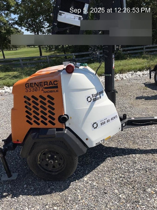 2023 Generac MLT2 Diesel, Flex Switch 120V Input, Powerzone Controller, (4) 320W LED Lights, 4kW Generator, 39.9 Gal Fuel Tank, 2" Ball, T3