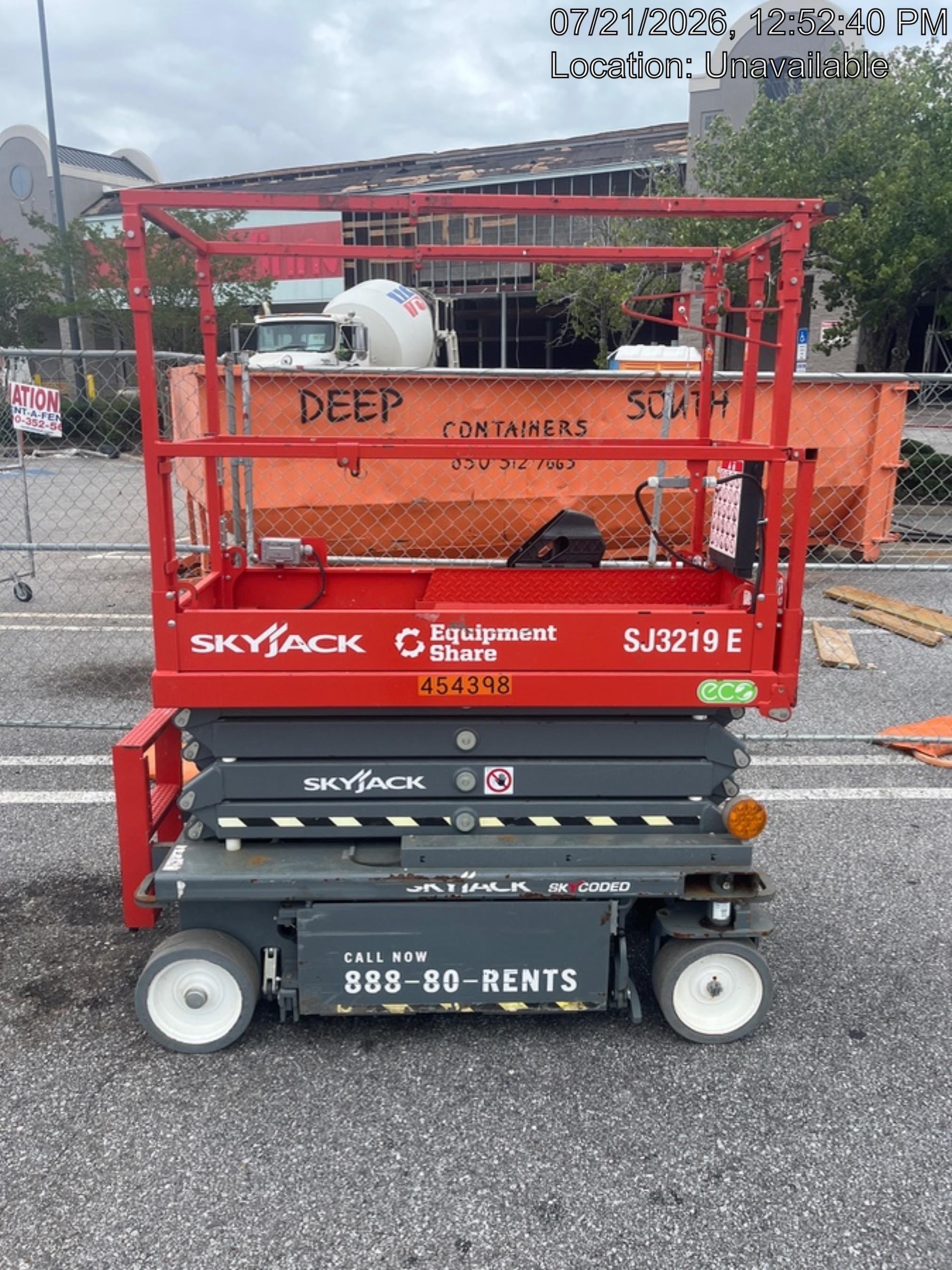 2024 Skyjack SJ3219 Electric Drive, Sld NM Tires, DBcns, RFRails, Power to Platform, T3 + Access Control