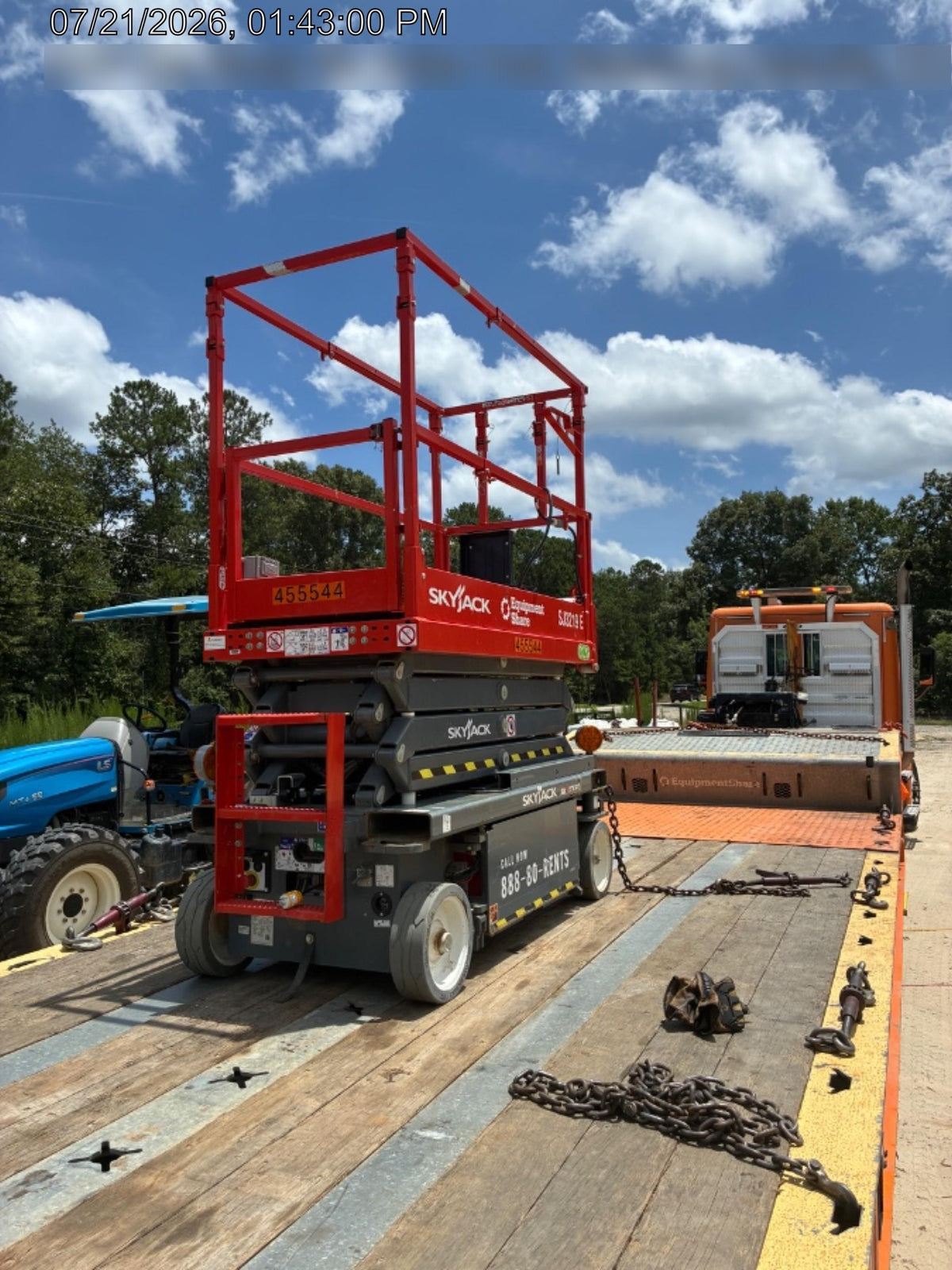 2024 Skyjack SJ3219 Electric Drive, Sld NM Tires, DBcns, RFRails, Power to Platform, T3 + Access Control