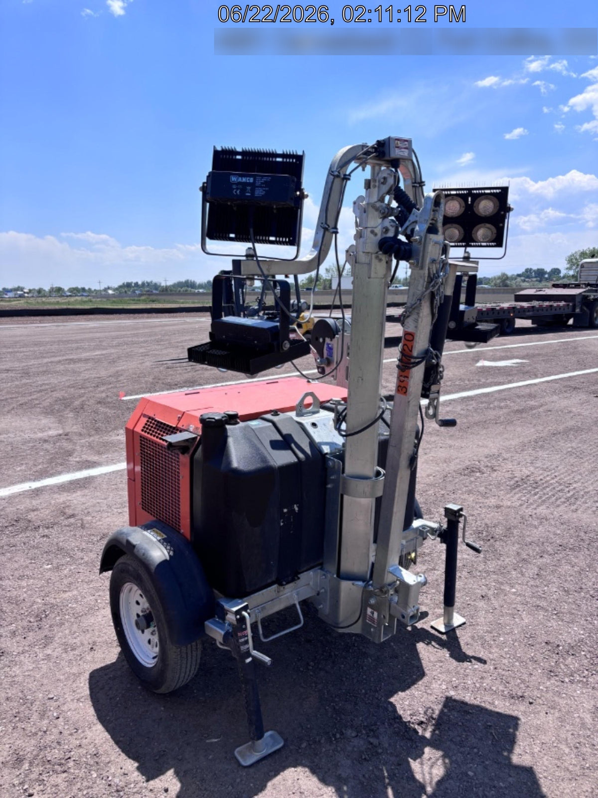 2024 Wanco WLTT-4MM4K Diesel, Deep Sea Controller, Shore Power Plug, Auto Start, (4) 350W LED Floodlights, 4kW Generator, 60 Gal Fuel Tank, 2" Ball, T3