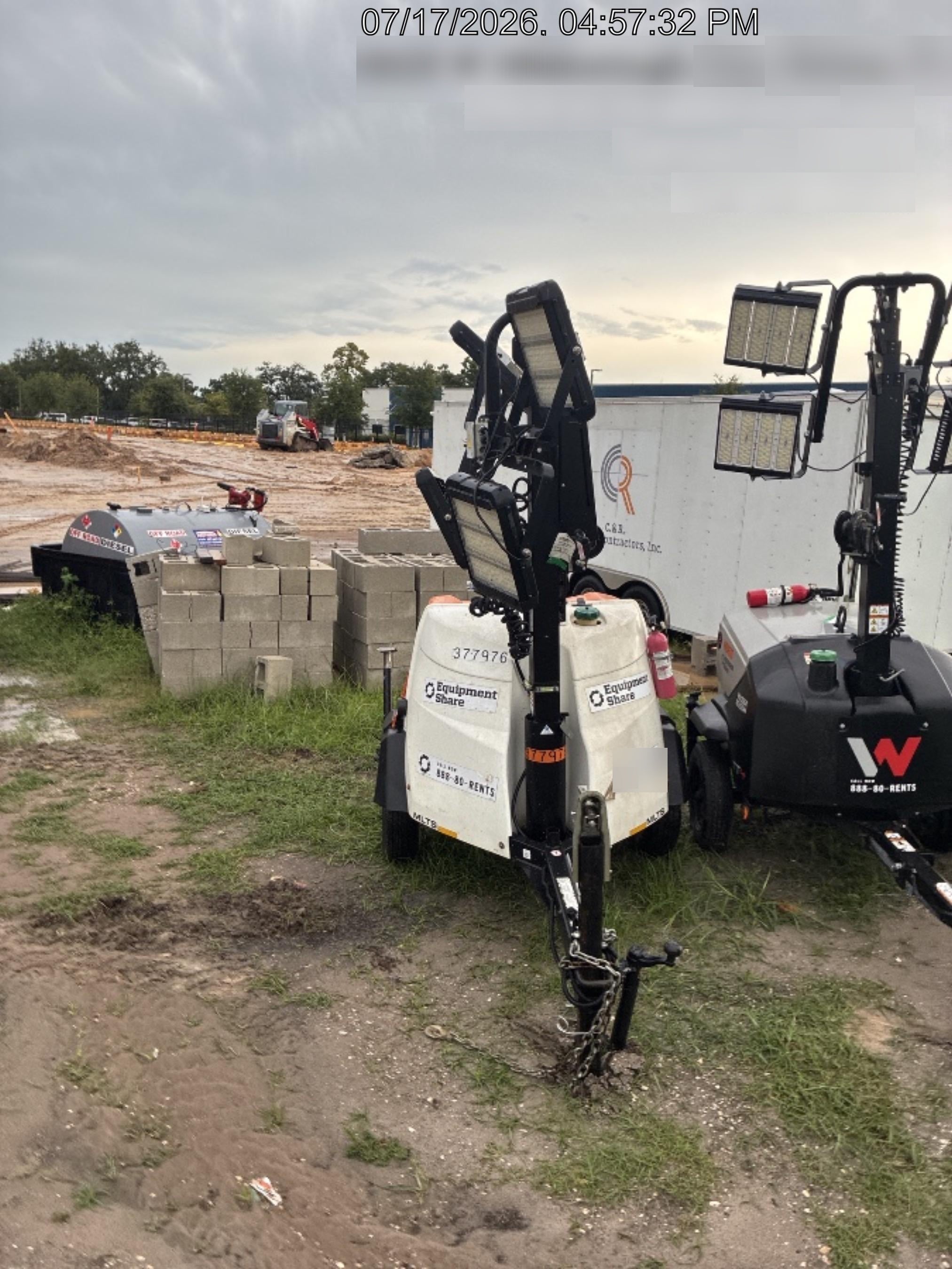2023 Generac MLT2 Diesel, Flex Switch 120V Input, Powerzone Controller, 
(4) 320W LED Lights, 4kW Generator, 39.9 Gal Fuel Tank, 2" Ball, T3