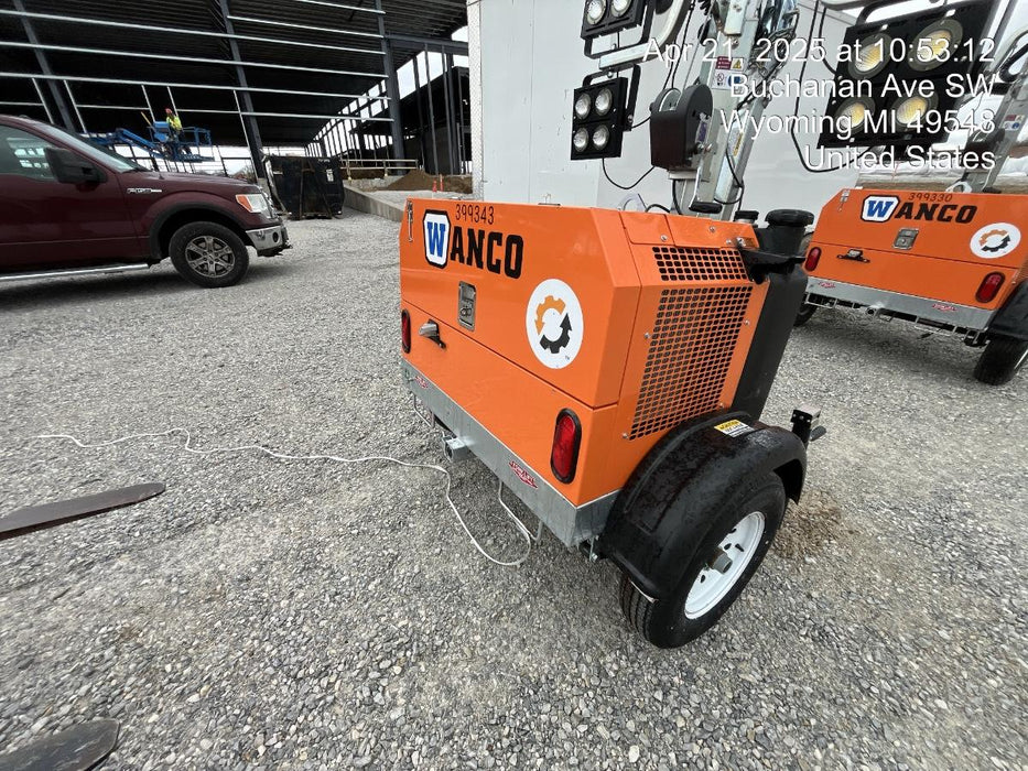 2024 Wanco WLTT-4MM4K Diesel, Deep Sea Controller, Shore Power Plug, Auto Start, (4) 350W LED Floodlights, 4kW Generator, 60 Gal Fuel Tank, 2" Ball, T3