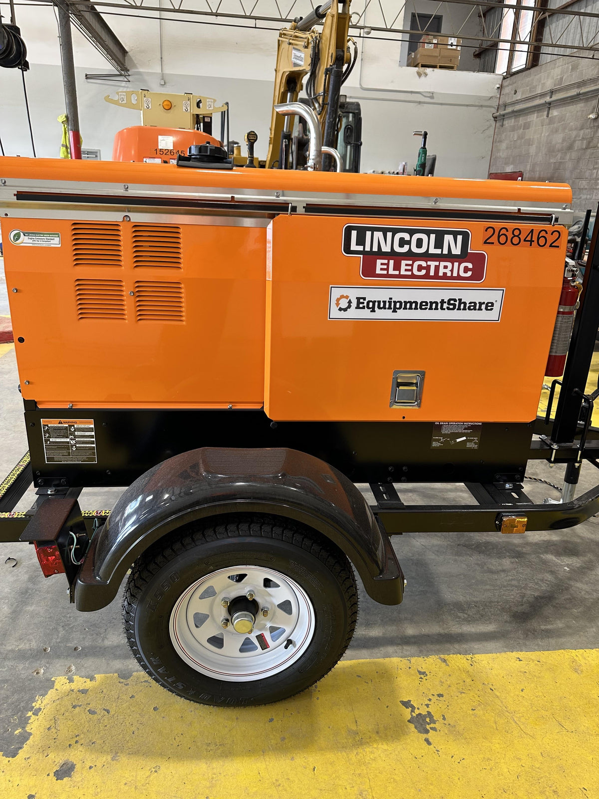 2022 Lincoln Electric LE400 Kubota V1505, Trlr, Cable Rack, Light Kit, ES Decals, T3