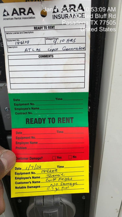 2021 ATLAS COPCO QAS45 CWK