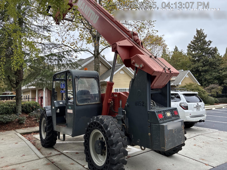 2018 Manitou MTA10055 Manitou MTA 10055 w/Open ROPS, Work Lights/Strobe, Aux Hyd, Solid Tires, Lift Hook, 66" Carriage, 60" Forks