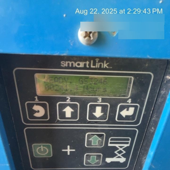 2019 Genie GS-3246 Folding rails with full height swing gate