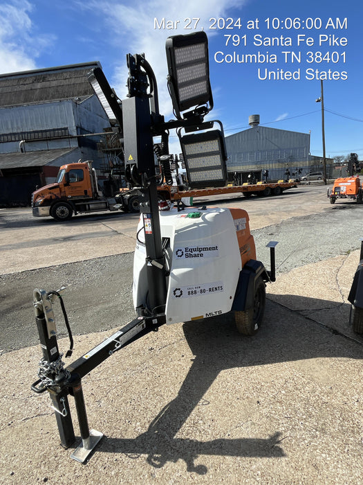 2023 Generac MLT2 Diesel, Flex Switch 120V Input, Powerzone Controller, 
(4) 320W LED Lights, 4kW Generator, 39.9 Gal Fuel Tank, 2" Ball, T3