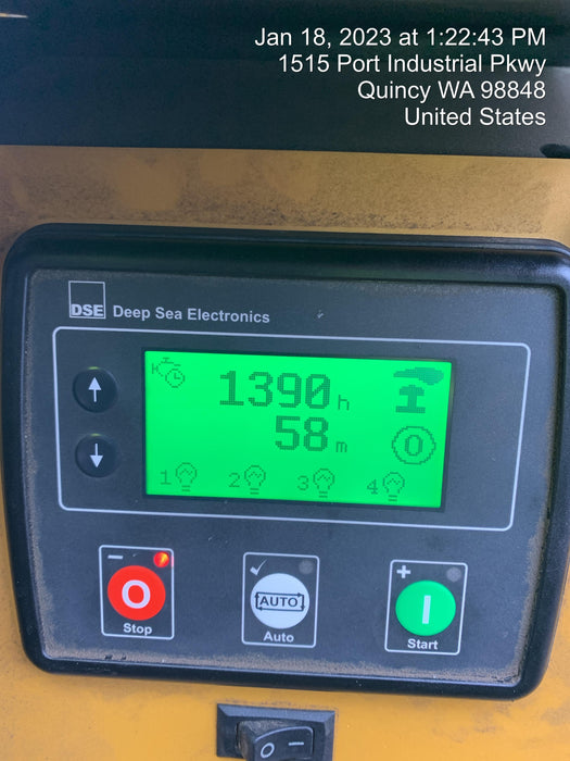 2021 Allmand NLV3GR (4) LED Light Fixture 350W, 23' Vertical Mast, 3kW Prime, Towable, Deep Sea L401, Leveling Jacks, Yanmar T4F 5.8hp