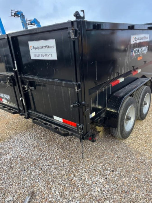 2025 TEXAS PRIDE TRAILERS 14'L x 7'W 5 Cu Yd Trunnion Hydraulic Dump