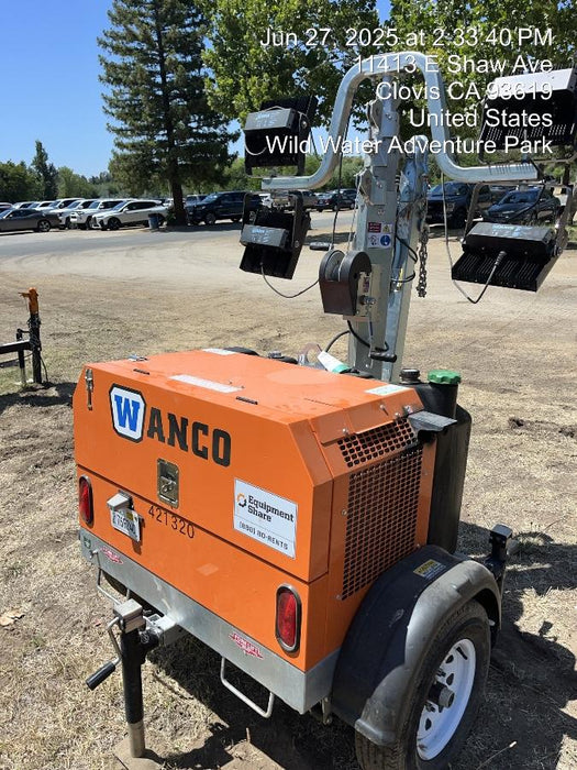 2024 Wanco WLTT-4MM4K Diesel, Deep Sea Controller, Shore Power Plug, Auto Start, (4) 350W LED Floodlights, 4kW Generator, 60 Gal Fuel Tank, 2" Ball, T3