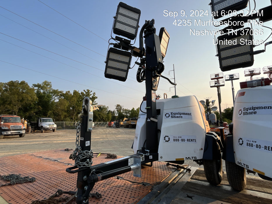 2023 Generac MLT2 Diesel, Flex Switch 120V Input, Powerzone Controller, 
(4) 320W LED Lights, 4kW Generator, 39.9 Gal Fuel Tank, 2" Ball, T3