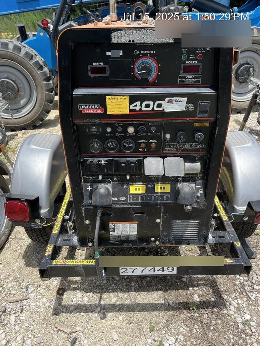 2022 Lincoln Electric LE400 Kubota V1505, Trlr, Cable Rack, Light Kit, ES Decals, T3