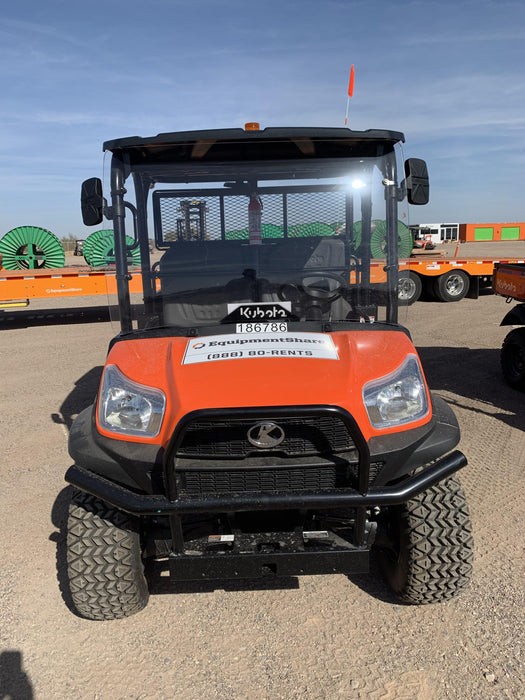 2021 Kubota RTV-X1140W-H Plastic Canopy, Windshield Acrylic Clear, LED Strobe Light, Wire Harness Kit, Back up Alarm