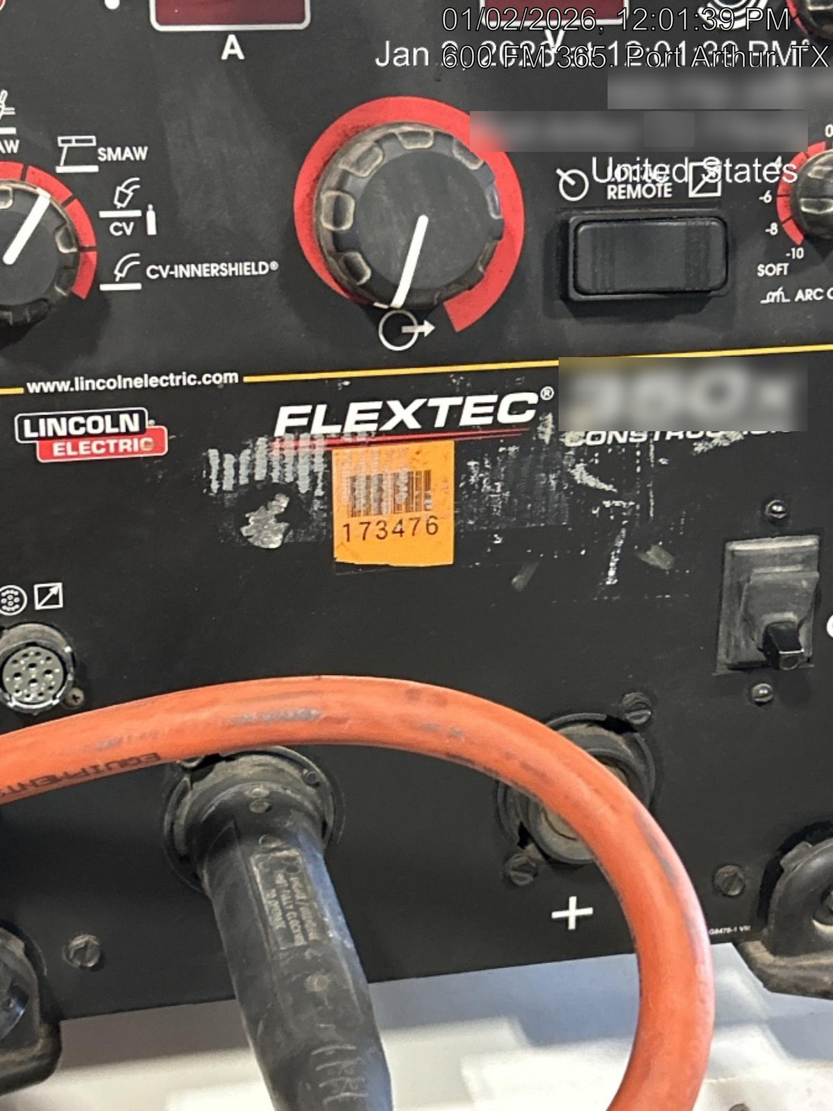 2021 LINCOLN ELECTRIC FLEXTEC 350X