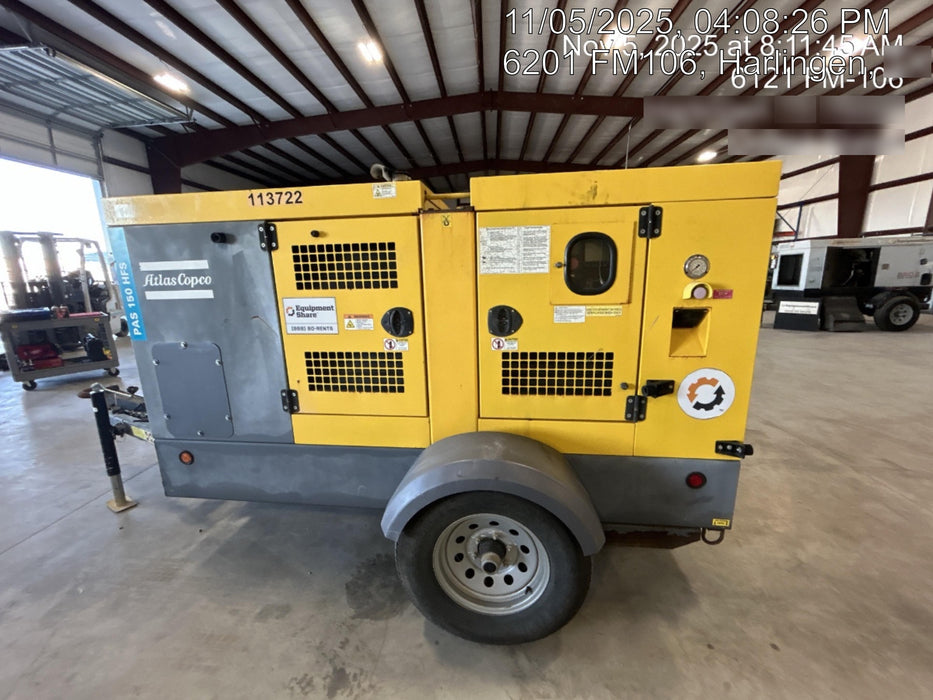 2020 ATLAS COPCO PAS 150 HF CS Enclosed