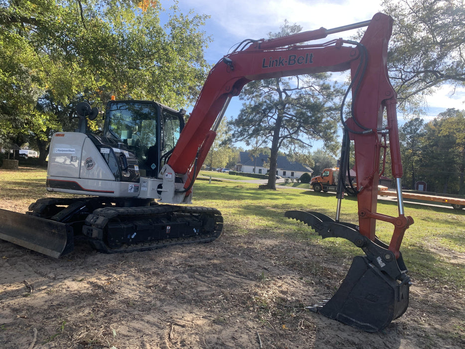 2020 Link-Belt 80X3EX 7'2" ARM, 17.7" rubber tracks, Multi function aux hydraulics