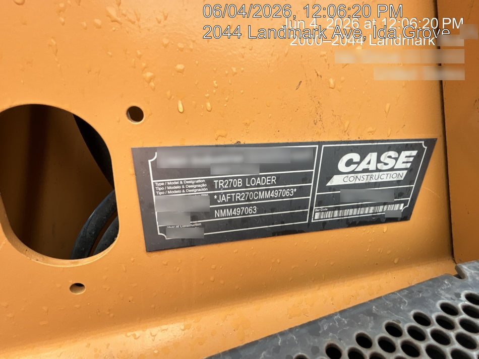 2021 CASE TR270B