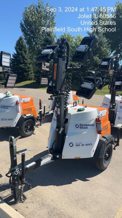 2023 Generac MLT2 Diesel, Flex Switch 120V Input, Powerzone Controller, 
(4) 320W LED Lights, 4kW Generator, 39.9 Gal Fuel Tank, 2" Ball, T3