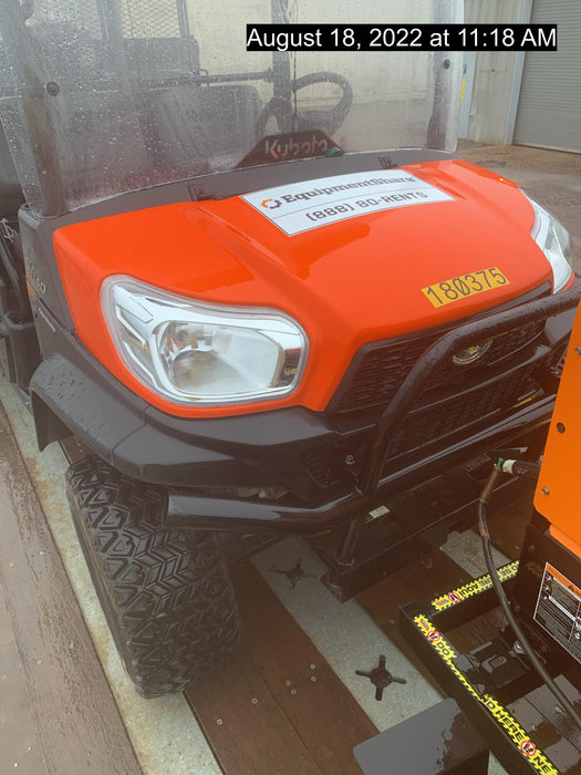 2021 Kubota RTV-X1140W-H Plastic Canopy, Windshield Acrylic Clear, LED Strobe Light, Wire Harness Kit, Back up Alarm