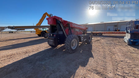 2019 Manitou MTA12042 120hp T4F, Cab/Heat/Air, Cab and Boom LED work lights, Auxiliary Hydraulics, Solid Tires, Amber strobe, Lift Hook 66" Carriage, 60" Forks
