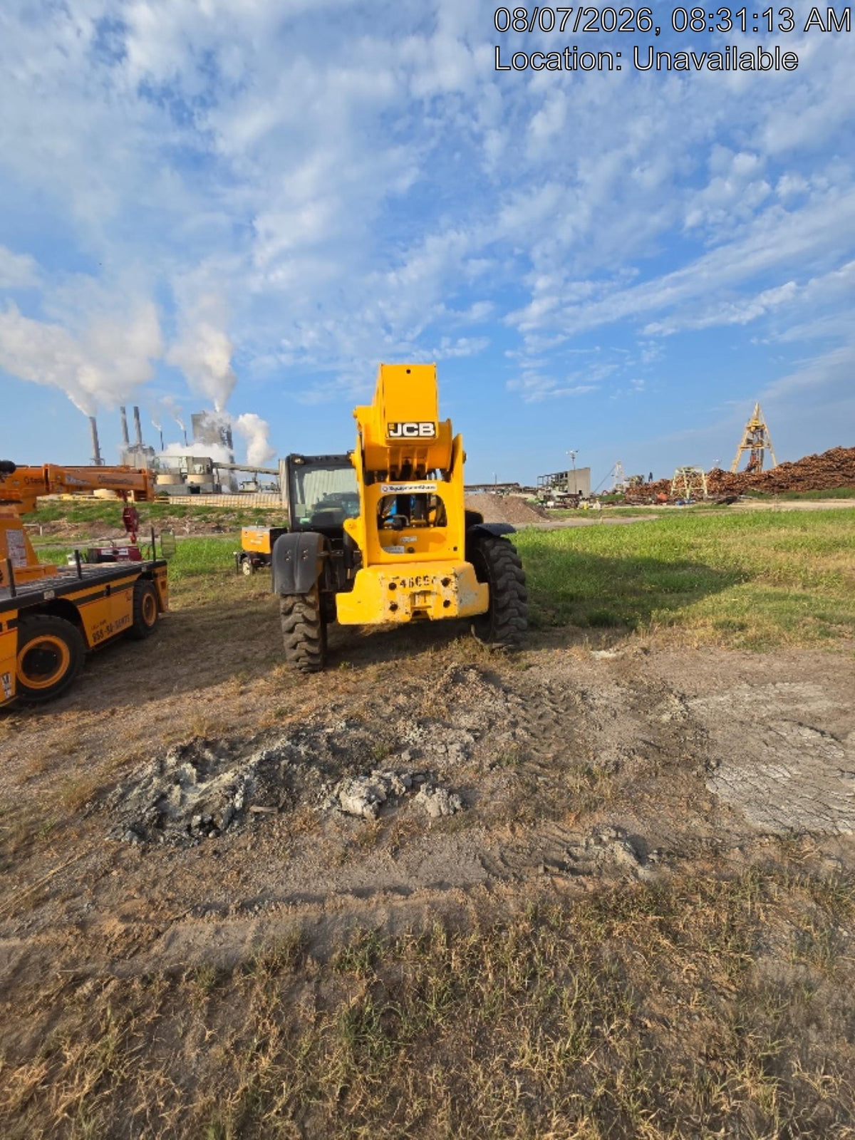 2019 JCB 510-56 Canopy, 74 HP, Solid Tires, STD Worklight, Beacon, Aux Hydraulics, Lifting Eye, Back up Alarm w/66" Carriage/60" Forks