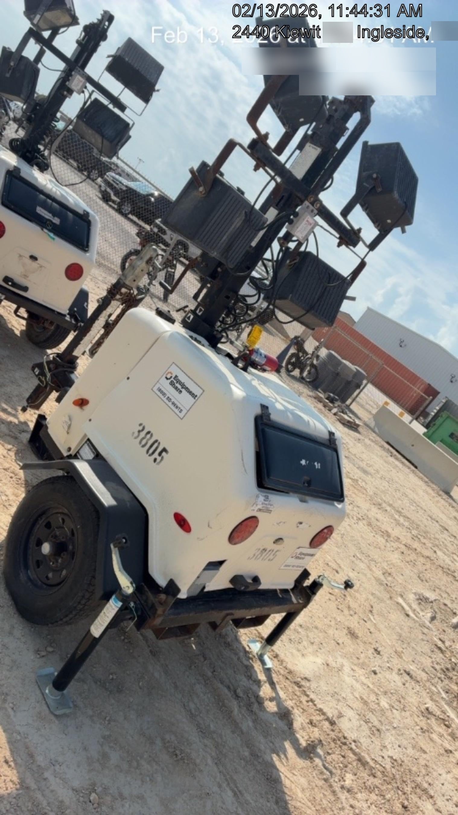 Terex RL4V2 RL4V2- 6KW, 60 HZ GENERATOR W 10.7 HP KOHLER DIESEL