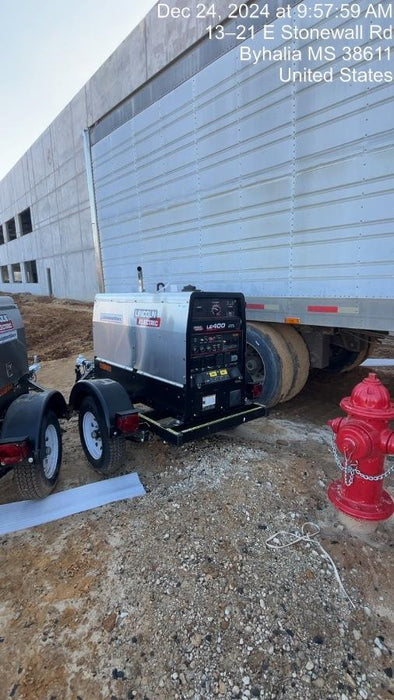 2024 Lincoln Electric LE400 Kubota V1505, Trlr, Cable Rack, Light Kit, ES Decals, T3