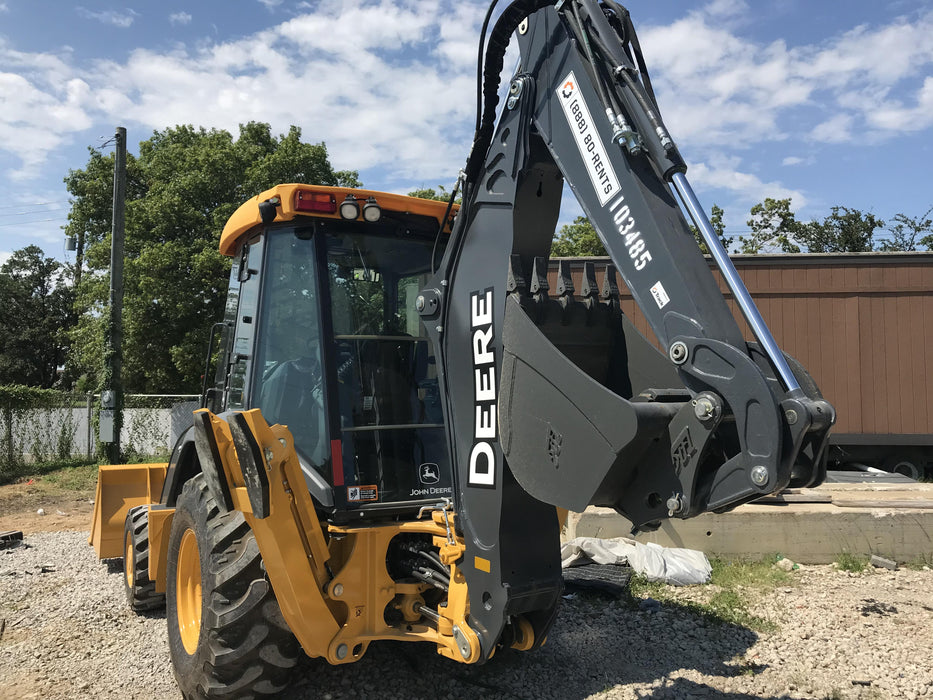 2020 John Deere 310LEP Cab/Heat/Air, 4WD, Standard Stick, Pilot Controls, 2 Way Hydraulics, TAG Manual QC