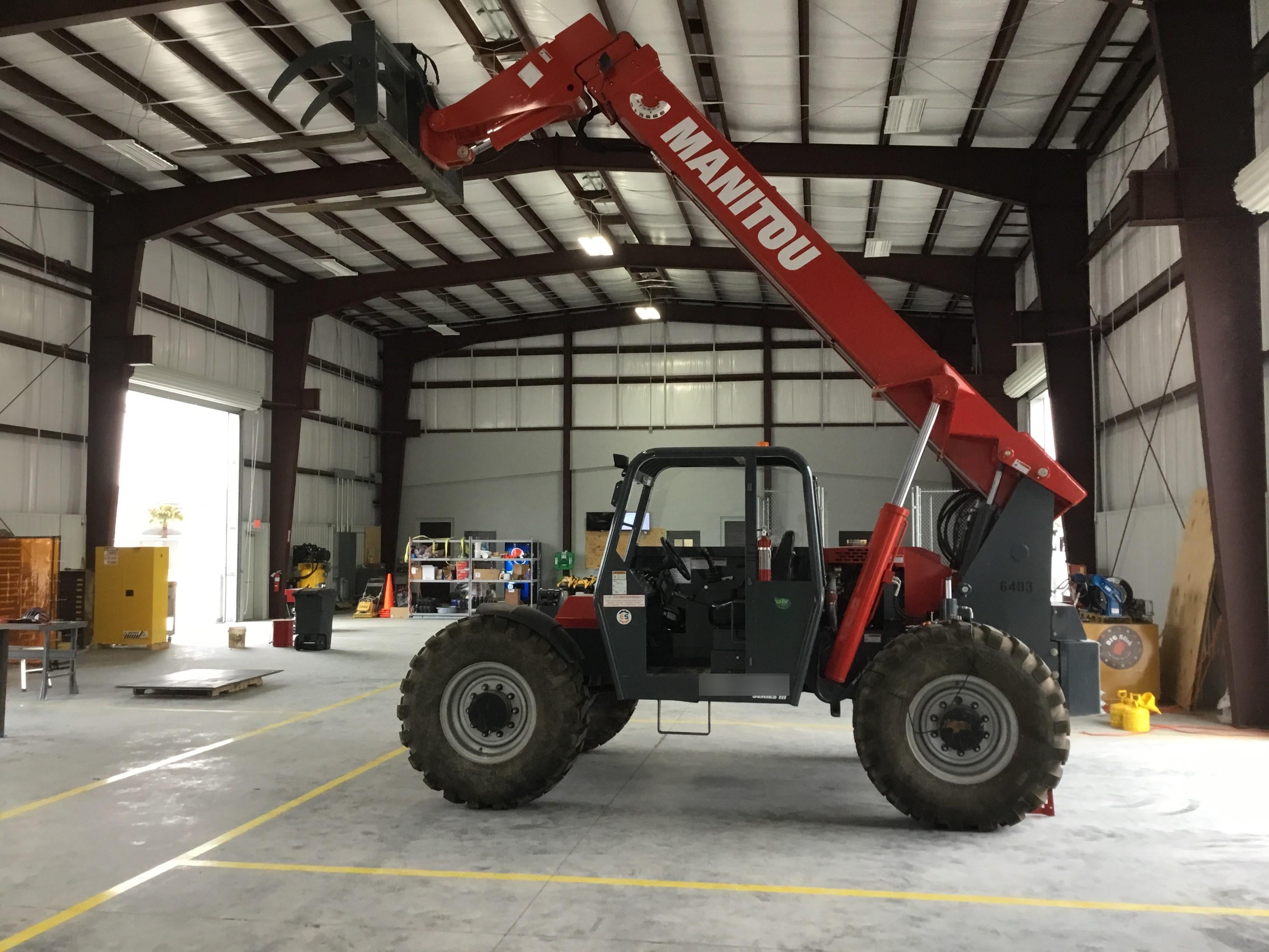 2017 Manitou 12042 Manitou MTA 12042, Solid Tires, 66" Carriage, Open ROPS, Flashing Beacon and Work Light Package