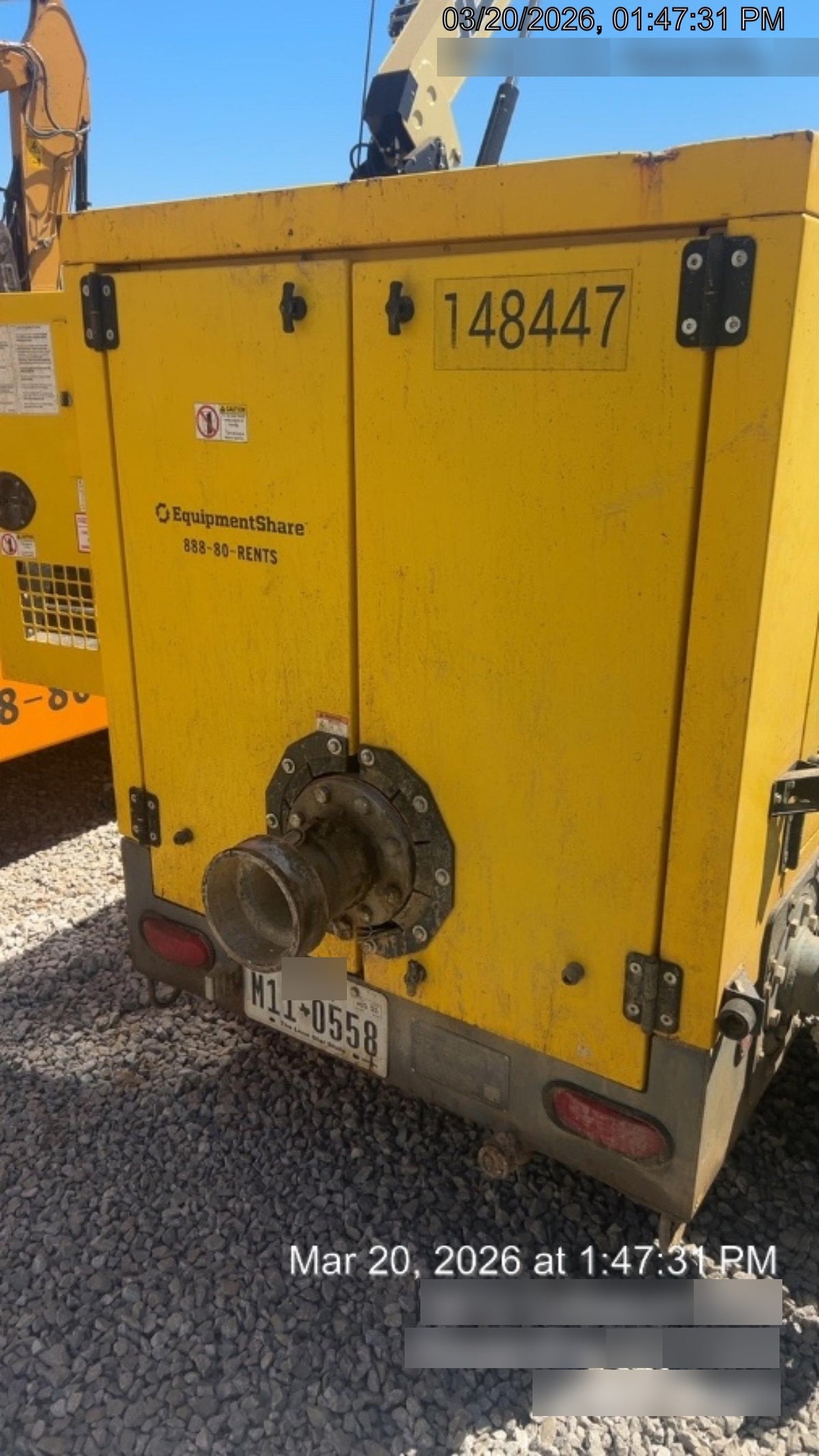 2021 ATLAS COPCO PAS 100 HF CS Enclosed