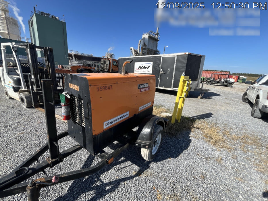 2021 Lincoln Electric Vantage 322 Vantage 322 Ready Pak 3 w/ Decals, ORANGE (includes trailer, cable rack, fender light kit) NO Telematics