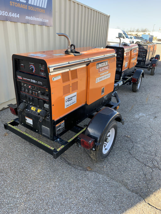 2021 Lincoln Electric Vantage 322 Vantage 322 Ready Pak 3 w/ Decals, ORANGE (includes trailer, cable rack, fender light kit) NO Telematics