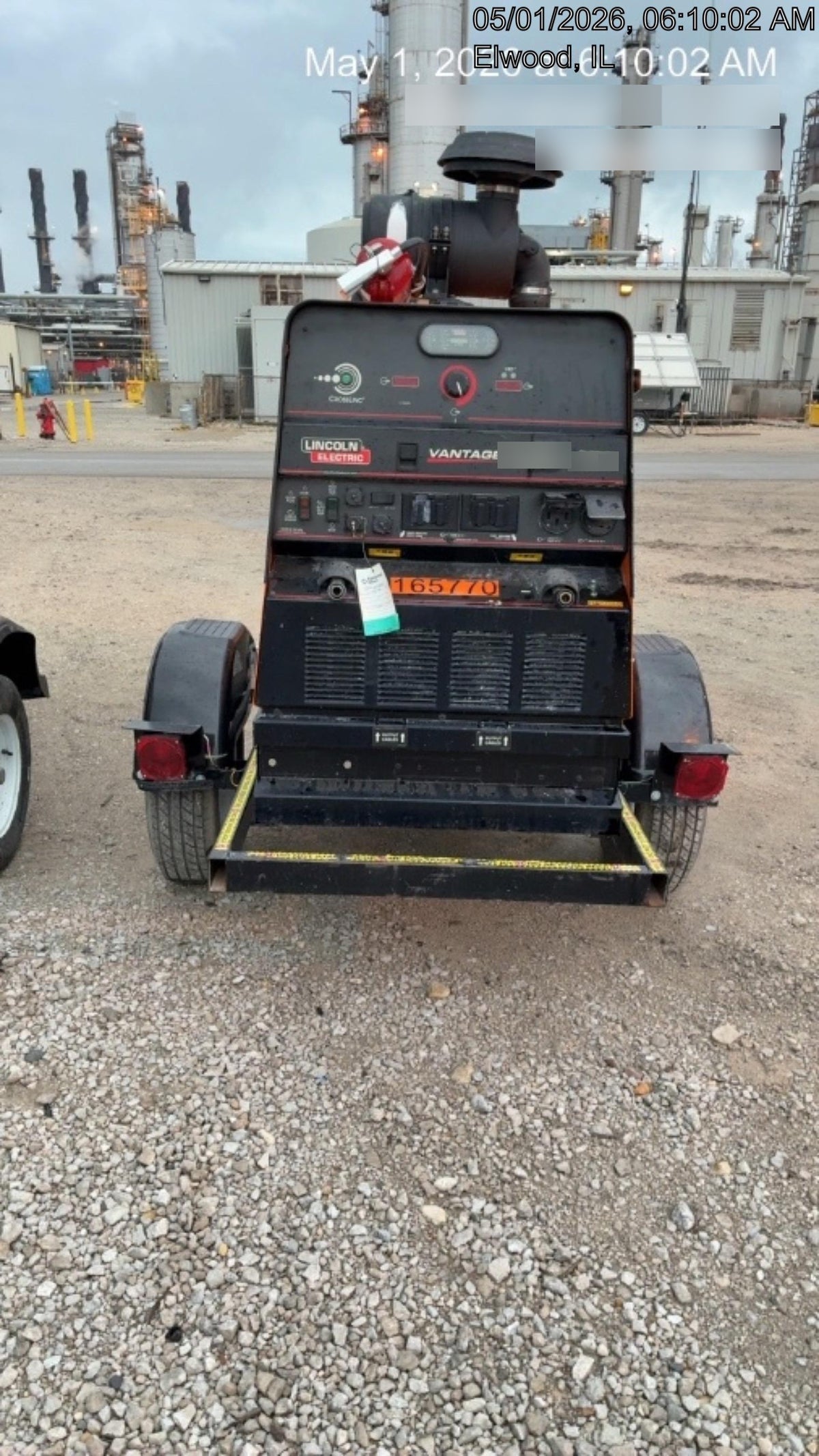 2021 Lincoln Electric Vantage 549X Ready Pak 3, ORANGE (includes trailer, cable rack, fender light kit)