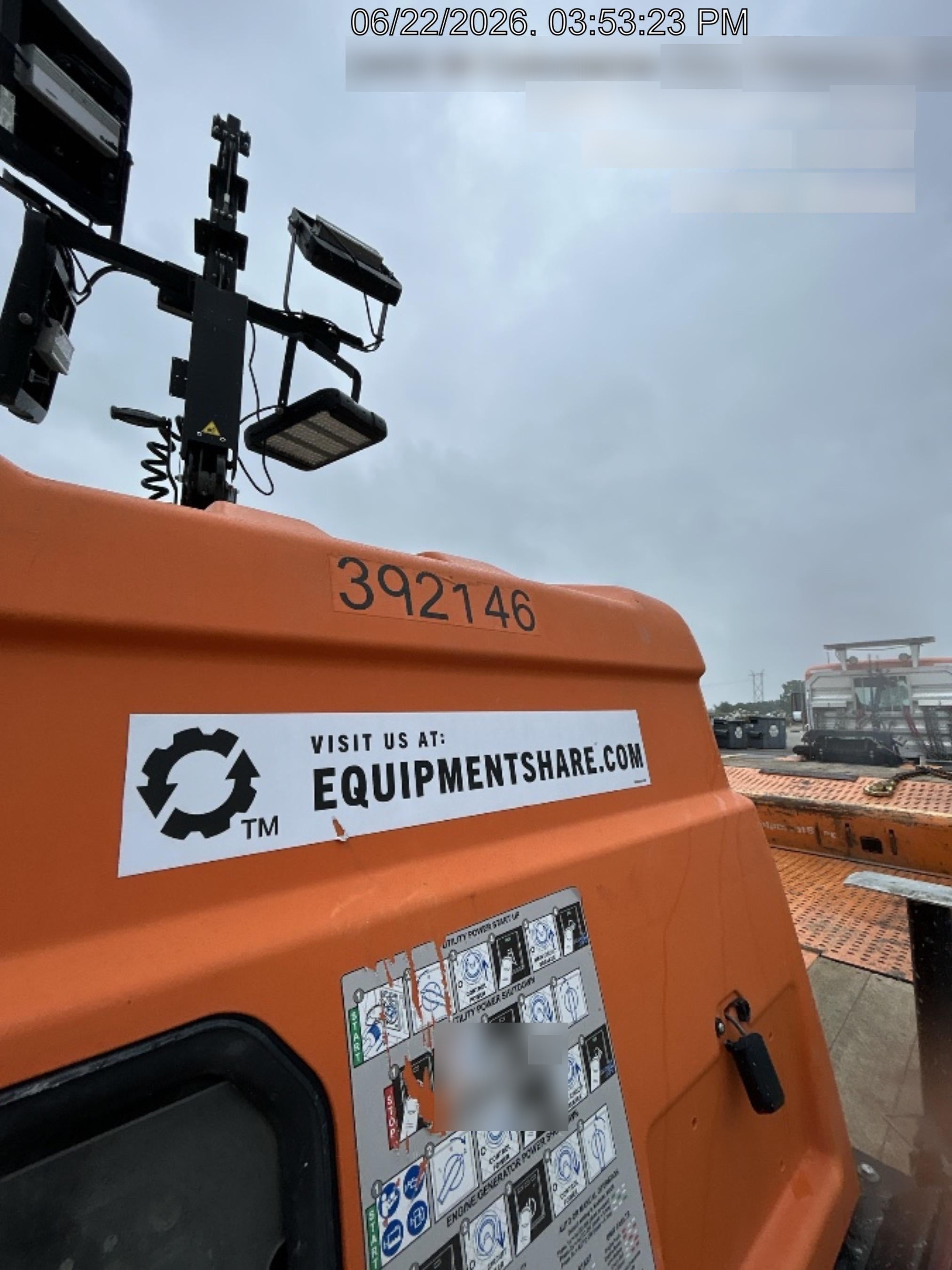 2024 Generac MLT2 Diesel, Flex Switch 120V Input, Powerzone Controller, 
(4) 320W LED Lights, 4kW Generator, 39.9 Gal Fuel Tank, 2" Ball, T3