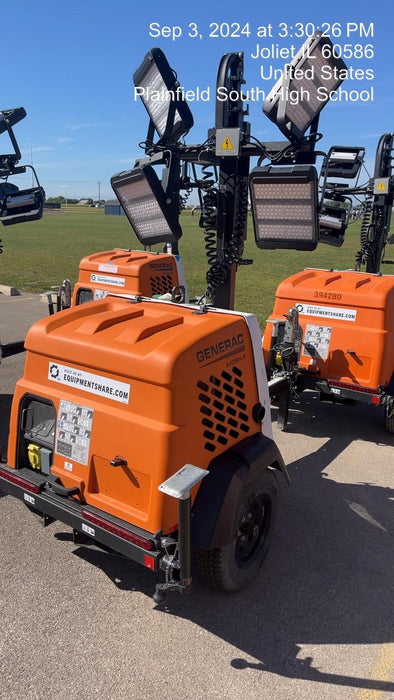 2023 Generac MLT2 Diesel, Flex Switch 120V Input, Powerzone Controller, (4) 320W LED Lights, 4kW Generator, 39.9 Gal Fuel Tank, 2" Ball, T3