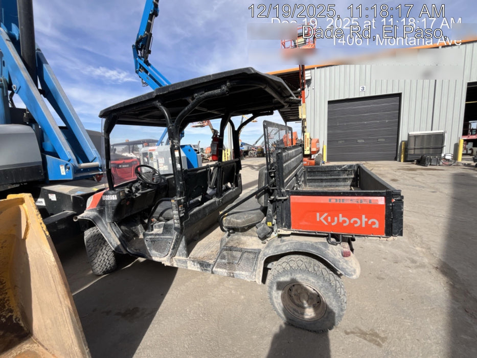 Kubota RTV-X1140W-H Plastic Canopy, Windshield Acrylic Clear, LED Strobe Light, Wire Harness Kit, Back up Alarm