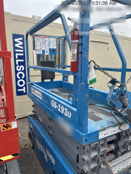 2019 Genie GS-1930 Fixed rails with chain Entry