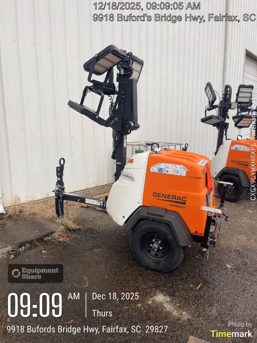 2024 Generac MLT6SKDS-STD4 ELEC WINCH Diesel, Electric Winch Mast, Powerzone Controller, (4) 320W LED Lights, 4kW Generator, 39.9 Gal Fuel Tank, 2" Ball, T3