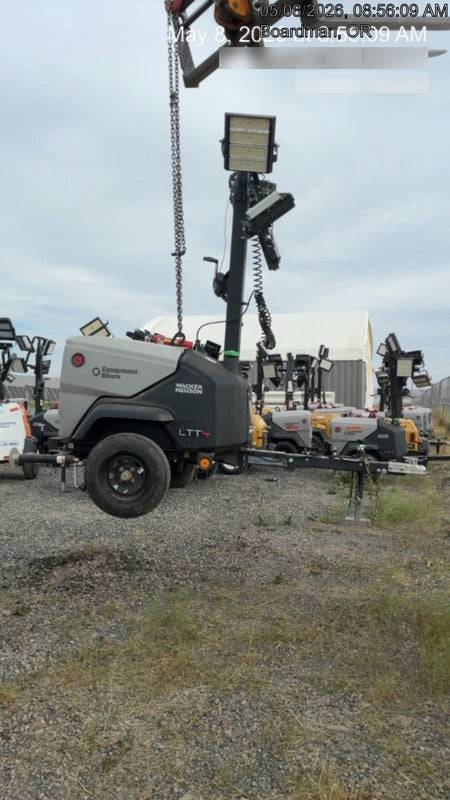 2024 Wacker Neuson LTT4 Diesel, Kohler KDW702, Deep Sea Controller, Auto Start, LED 320W, Bypass Outlet, T3