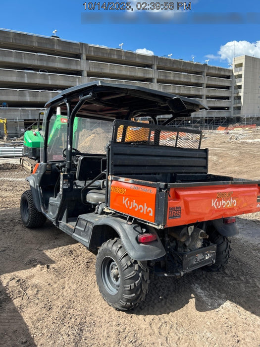 2022 Kubota RTV-X1140W-H Plastic Canopy, Windshield Acrylic Clear, LED Strobe Light, Wire Harness Kit, Back up Alarm