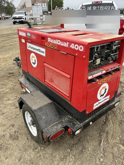 2022 Shindaiwa DGW400MDL Kubota D902 Engine, 23 HP, Dual Op Welder, Wire, Arc, Droop Stick, Tig, and CC Stick Functionality, Simulphase, 3 Phase and 1 Phase Gen Output, Single Axle NB Trlr, Slr Trckl Chrg 12V 12W, Fire Ext