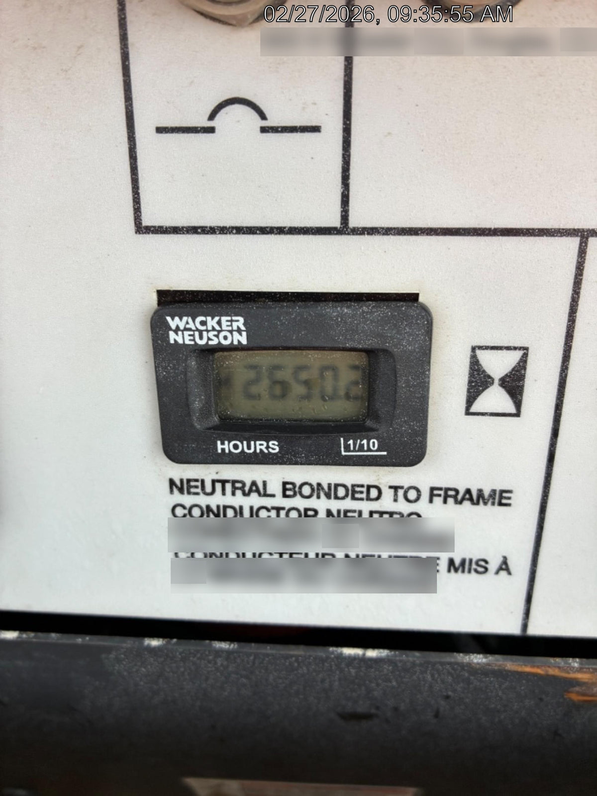 2019 Wacker Neuson LTV6L-MH Standard Options, ES Track Hardware, Fuel Level Sensor