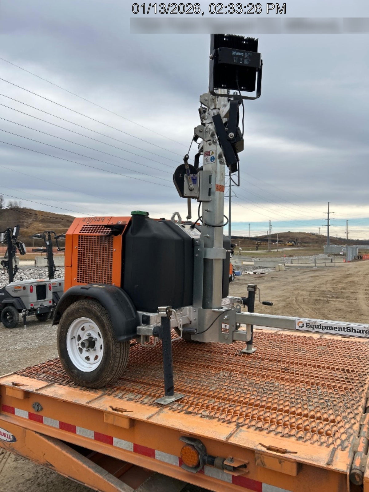2024 Wanco WLTT-4MM4K Diesel, Deep Sea Controller, Shore Power Plug, Auto Start, (4) 350W LED Floodlights, 4kW Generator, 60 Gal Fuel Tank, 2" Ball, T3