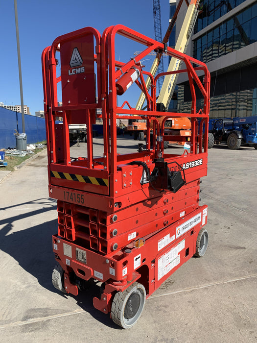 2021 Lgmg AS1932E Electric Drive, Solid Non Marking Tires, Dual Beacons