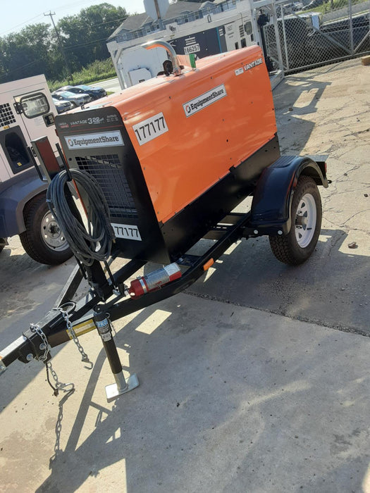 2021 Lincoln Electric Vantage 322 Vantage 322 Ready Pak 3 w/ Decals, ORANGE (includes trailer, cable rack, fender light kit) NO Telematics