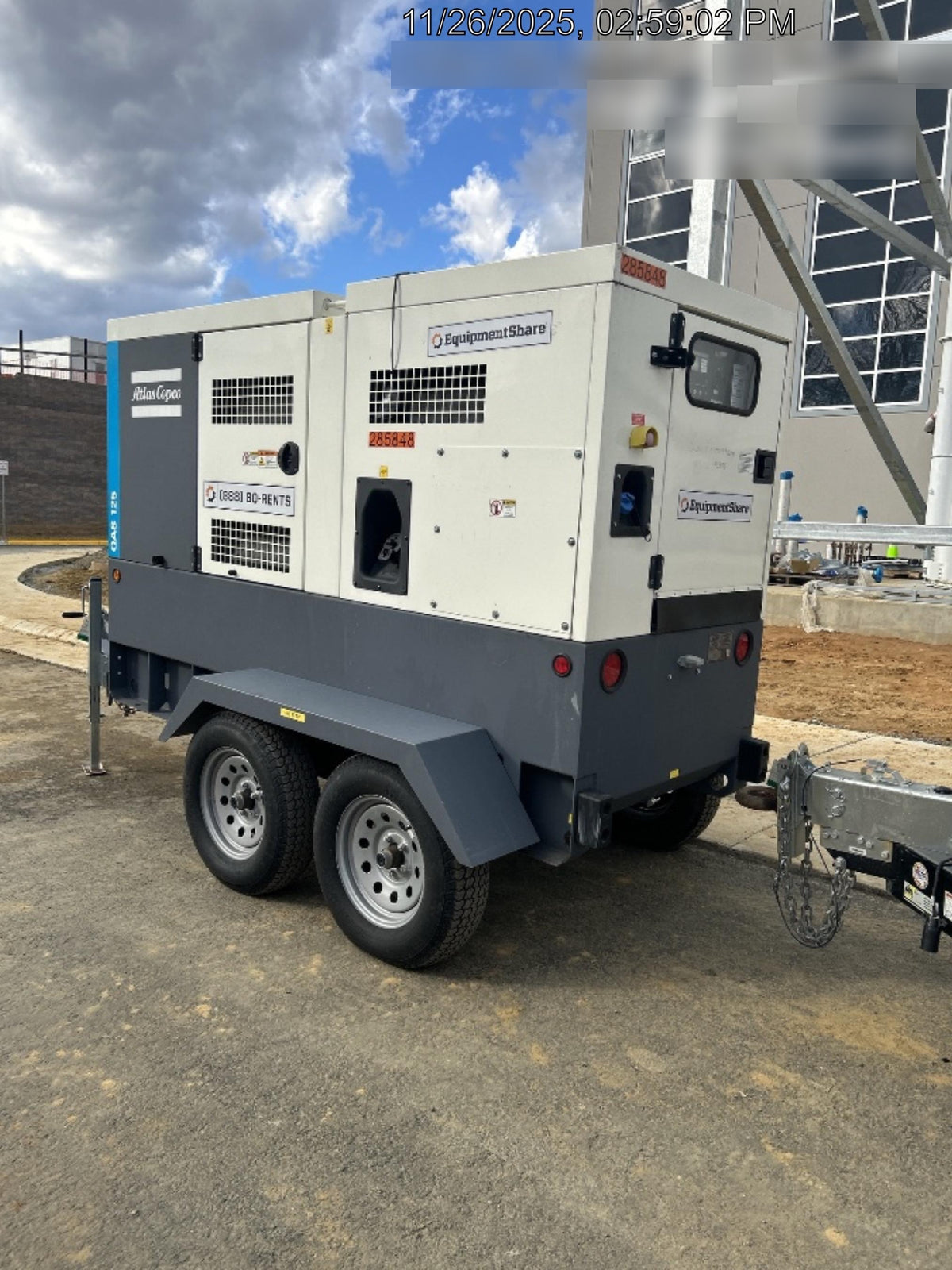 2022 ATLAS COPCO QAS 125