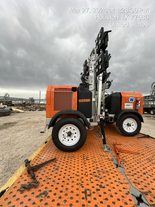 2024 Wanco WLTT-4MM4K Diesel, Deep Sea Controller, Shore Power Plug, Auto Start, (4) 350W LED Floodlights, 4kW Generator, 60 Gal Fuel Tank, 2" Ball, T3