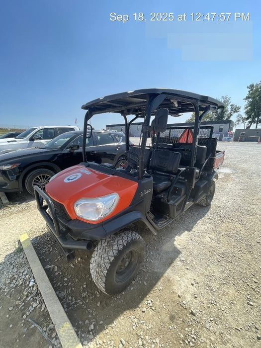 2022 Kubota RTV-X1140W-H Plastic Canopy, Windshield Acrylic Clear, LED Strobe Light, Wire Harness Kit, Back up Alarm