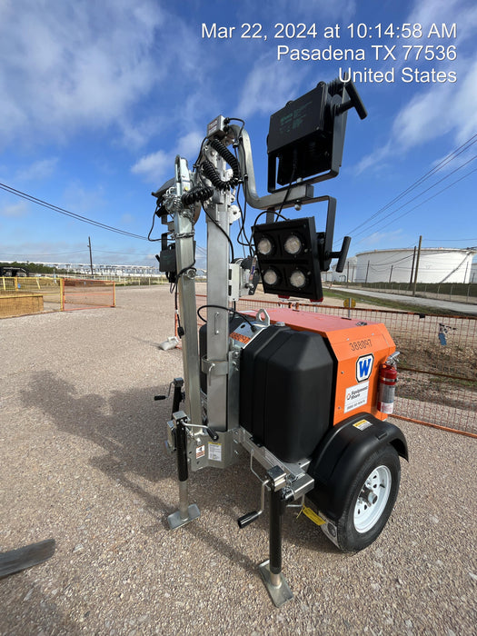 2024 Wanco WLTT-4MM4K Diesel, Deep Sea Controller, Shore Power Plug, Auto Start, (4) 350W LED Floodlights, 4kW Generator, 60 Gal Fuel Tank, 2" Ball, T3