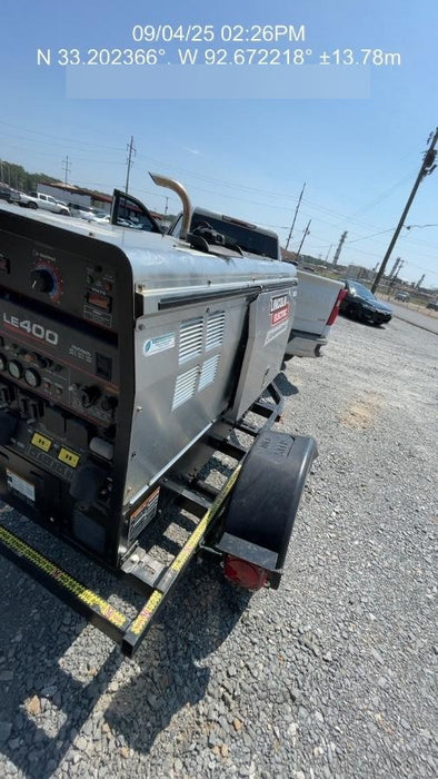 2024 Lincoln Electric LE400 Kubota V1505, Trlr, Cable Rack, Light Kit, ES Decals, T3